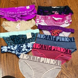 Bundle of Victoria secret pink panties smalls